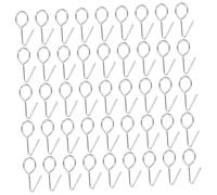 UPKOCH 200 Piezas accesorios para automóviles anzuelos ganchos para colgar colgador fundas para coches asientos car rear seat hook accesorios interiores de automóviles Silver