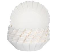 UPKOCH 200 Unidades Capacillos para Muffins de Papel Blanco Superficie Antiadherente Resistentes a Altas Temperaturas para Hornear Magdalenas y Repostería Casera