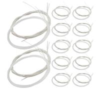 UPKOCH 24 cuerdas de nailon para guitarra acústica - Paquete de cuerdas transparentes para guitarra clásica - Extremo de amarre para reemplazo de tensión media - Bajo nivel de ruido para conciertos