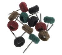 UPKOCH 24 Piezas Almohadilla de Pulido de Fibra de Nailon para Taladro Eje de 3mm, Accesorio Abrasivo para Preciso de Superficies Metálicas y Componentes Delicados
