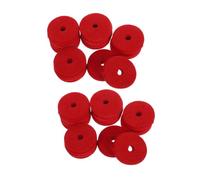 UPKOCH 24 Piezas Pads de Platillos de Fieltro para Soporte de Platillo Reemplazo de Fieltro para Soporte Uso Accesorios para Batería de Instrumentos Musicales