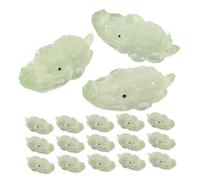 UPKOCH 25piezas Miniaturas De Cocodrilo Resplandecientes Adornos De Animales Luminosos para Jardín Decoración De Paisaje De Cute Mini Alligator Figurines Glow in The Dark