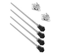 UPKOCH 2juegos Patas De Batería De Antideslizantes Para Soporte De Piernas Para Tom De Suelo Accesorios Profesionales Para Instrumentos De Percusión