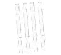 UPKOCH 2pares Soporte De Páginas De Partituras De Acrílico Transparente Clips Para De Sujetapáginas Músicos y De