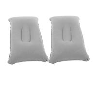 UPKOCH 2Piezas Almohadas Inflables Plegables para Camping Viaje y Siesta Almohadas Lumbar De Aire Flocado para Actividades y Relajación