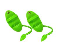 UPKOCH 2piezas Comedero Pájaros Porta Periquitos Accesorio Alimentación Mascotas Soporte Cesta Frutas