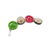 UPKOCH 2piezas Juguete De Dentición para Loros Juguetes De Esponja Vegetal para Morder De Madera para Loros Divertidos para Morder Pájaros Jaula