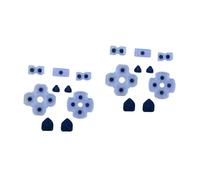 UPKOCH 2piezas Kit De Repuestos De Botones Conductivos Para Controladores Conjunto Almohadillas Para Reparación De Joystick y Botones Principales