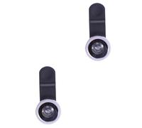 UPKOCH 2piezas Lente De Gran Angular y Macro para Teléfonos Móviles con Clip Plateado Captura Fotos Espectaculares y Detalles Impresionantes Cualquier Momento