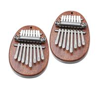 UPKOCH 2piezas Piano De Dedo De Teclas Kalimba Africana Instrumento De Pulgar Adultos