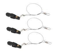 UPKOCH 3 Piezas Clips Giratorios de Pesca Agua con Mecanismo de Bloqueo Seguro Liberación Rápida y Alta Resistencia Accesorios Pequeños para Pesca Marítima Ergonómicos