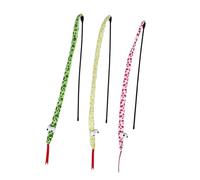 UPKOCH 3 Piezas Juguetes Serpiente para Gatos Varita Interactiva con Papel Crujiente Incorporado Flexible y Peludo para Gatos y Gatitos Interior y Exterior