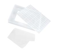 UPKOCH 3 Piezas Kit de Herramientas para Hacer Turrón Moldes Rectangulares de Plástico Blanco, Reutilizable, Fácil de Lavar, Adecuado para Repostería y Pasteles DIY