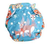 UPKOCH 3 Piezas Pantalones De Pañal Para Adultos De Tela Reutilizables De Tela a Presión Lateral Fiesta De Bienvenida Al Bebé Lavable Acolchado Terciopelo Niño