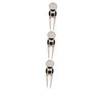 UPKOCH 3 Piezas Tenedor Verde Golf Herramienta Reparar Golf Divot Repair Tool Ball Maker Golf Gadgetsdivot Repair Tool reparación de Divot Aleación de Zinc
