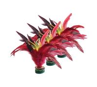 UPKOCH 3 Piezas Tradicional Chino Jianzi Volante de Pluma para Ejercicio y Ocio Resistente para Estudiantes y Actividades Interiores y Exteriores