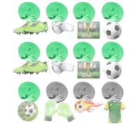 UPKOCH 30 Piezas Colgantes en Espiral de Fútbol, Decoración Colgante Temática Fútbol para Fiestas, Adornos Creativos para Cumpleaños y Eventos Deportivos, Colorido y Duradero para