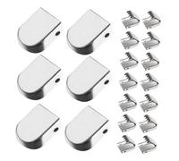 UPKOCH 30 piezas Hebillas Metálicas para Cordones Clips sin Atar Cierre Rápido para Zapatos Deportivos al Aire Ajustables para Hombres y Mujeres Cómodos y Prácticos