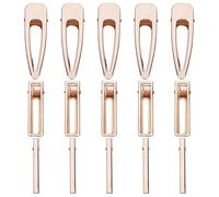 UPKOCH 30 Pinzas de Metal Doradas Cabello Buena Elasticidad y Capacidad para Sujetar Gran Cantidad de Pelo, Ideales para Maquillaje y Limpieza Facial