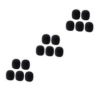 UPKOCH 30piezas Cubiertas De Micrófono Esponja Filtro Para Micrófono Protección Contra Viento y Saliva Accesorio Para Grabación Ktv y Conferencias