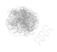 UPKOCH 350 Piezas Conectores de Enlace de Cristal 0.55 Pulgadas | Diseño Cruzado Doble Broche, Resistente al Deslustre, Adecuado para Proyectos Decorativos y Atrapasoles