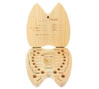 UPKOCH 3piezas Caja De Madera Para Dientes De Leche Recipiente Ratón Pérez Organizador De Recuerdos Infantiles Para Guardar Dientes Registrar Fechas De Caída