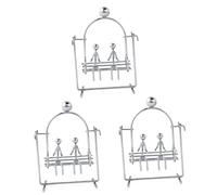 UPKOCH 3piezas Figurita De Pareja Creativa Balón De Juguete De Balanceo para Decoración De Escritorio Arte Movimiento y para Fiestas