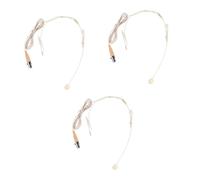 UPKOCH 3piezas Micrófono Headworn Amplificador De Voz para Conferencias y Actividades Educativas Diseño Ergonómico y Micrófono De Capacitor Invisible para Guías Turísticas y
