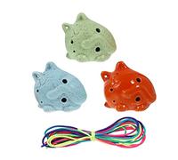UPKOCH 3piezas Ocarina De Juguete Musical Para Principiantes Resistente y Portátil Estudiantes