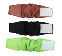 UPKOCH 3piezas Pañales para Perros Machos Lavables De Banda para Pañales Forros Absorbentes para Uso Interior y Exterior Cómodas para Perros Pequeños