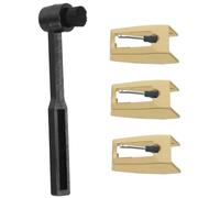 UPKOCH 4 Pcs Repuesto De Agujas Para Tocadiscos Cabezal De Captación De Aguja Moderno