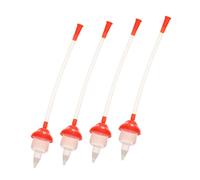 UPKOCH 4 Piezas Aspirador para Bebés de Moco Limpiador Antirreflujo Aspirador Bucal Diseño de Seta Limpieza de Moco