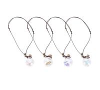 UPKOCH 4 piezas Botellas Aromaterapia Colgantes para Coche con Flores Secas Frascos Reutilizables para Perfume y Difusor de Fragancia Decorativo para Vehículo y Hogar