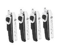 UPKOCH 4 Piezas de Cejillas para Guitarra Acústica, Clásica y Ukelele, Clip Modificador de Tono Negro, Accesorio para Afinar Guitarras, Compacto y Portátil para Uso en Instrumentos