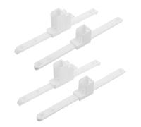UPKOCH 4 Piezas Elevador De Barandilla De Cama Conector De De Cadena Conector De Extensión De Riel Sin Costura Carpintero Ferroviario Profesional White