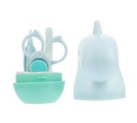 UPKOCH 4 Piezas Kit Cuidado Uñas Niña Inoxidable Tijeras Limas Cortaúñas Infantil Seguro Protección Manos Recién Nacido