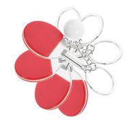 UPKOCH 4 Piezas Llaveros de Mini Raquetas de Pong Adorno Deportivo para Claves Bolsas y Mochilas para del Tenis de Mesa y Entusiastas del Deporte