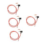 UPKOCH 4 Piezas Manguera Infladora de Bicicleta con Cabezal Metálico Duradero y Adaptadores de Válvula Accesorio para Inflado Rápido Cualquier Condición Climática