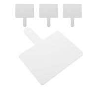UPKOCH 4 Piezas Pizarra de Mano con Mango Reutilizable de Plástico para Aulas y Talleres, Tablero de Respuestas para Estudiantes y Profesores, Adecuado para Sesiones de Matemáticas E