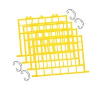 UPKOCH 4 Piezas Puerta Antirrebote para Jaulas de Pájaros con Ganchos para Codornices y Instalación Fácil Seguro Plástico Resistente para Recambio de Puertas