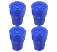 UPKOCH 4 Piezas Puntas Goma para Bastones de Repuesto Antideslizante con Base Metálica Compatible con Bastón Caminata y Bastones Senderismo Goma Resistente y Fácil de Instalar