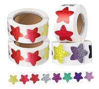 UPKOCH 4 rollos Pegatinas Recompensa Autoadhesivas para Motivación Manualidades Adhesivas