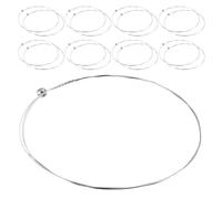 UPKOCH 40 cuerdas de repuesto E-1st para guitarra acústica. Cuerdas de acero para una excelente ejecución y afinación precisa, ideales para músicos profesionales.