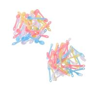 UPKOCH 40 Juegos Mini y Tenedores de para Casas de Muñecas Utensilios de Cocina Miniatura Coloridos para Juego y Aprendizaje Educativo