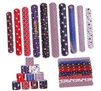 UPKOCH 40 Piezas Círculo De Papá Bandas Kit Para Hacer Pulseras Con Cuentas De Arcilla Broches De Presión Equipo Funda Nordica Rosario Decoración De Polivinilo