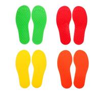 UPKOCH 4pares Equipo de Entrenamiento Sensorial de Alfombrillas Suaves Calcomanías Táctiles para Actividades de Aprendizaje para Aulas y Gimnasios