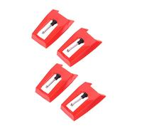 UPKOCH 4piezas Agujas De Repuesto Para Tocadiscos Stylus Para Phonograph Compatible Gramófonos y Reproductores De Vinilo Fácil Instalación y Uso Accesorios De Alta Durabilidad