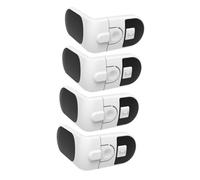 UPKOCH 4piezas Cerraduras De Seguridad Para Armarios Cajones y Alacenas Protección Infantil Cerraduras Para Bebés Infantil Para Armarios Bloqueo Anti-pellizco Para