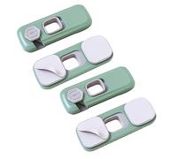 UPKOCH 4piezas Cerraduras De Seguridad Para Gabinetes Infantiles Cerradura De Seguridad Bebe Botón Giratorio Fácil Desbloqueo