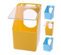 UPKOCH 4piezas Comedero Colgante para Pájaros Recipientes Soporte Resistente Fácil Limpiar